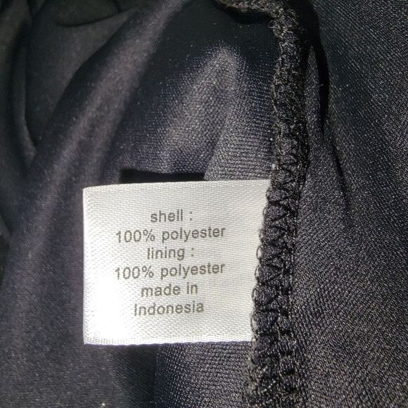 Lane Bryant black & gold metallic peplum blouse top size 16 - Picture 5 of 5